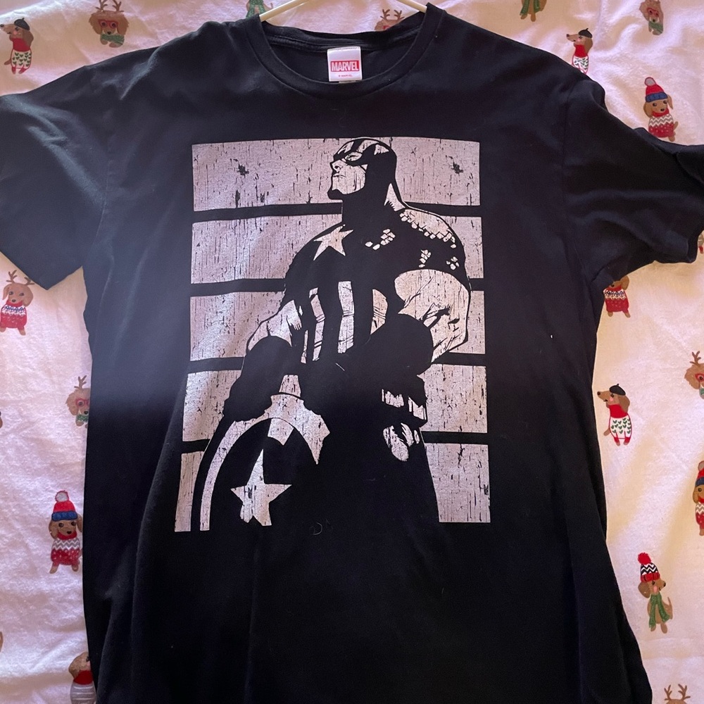 Large captain America shirt